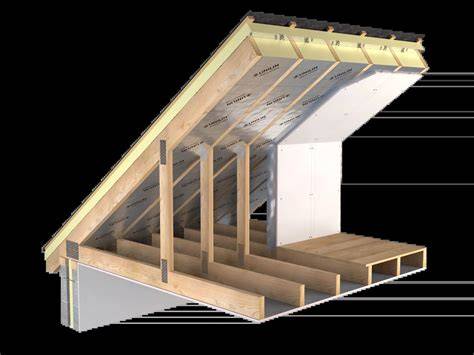 Diagram: cross-section van Ecoon-Dakelement met verschillende uitvoeringopties