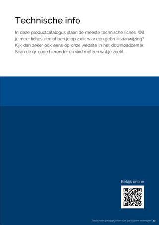 Productcatalogus en technische gegevens