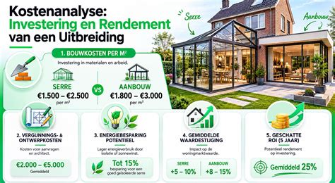 Infographic: Kostenverdeling aanbouw per type