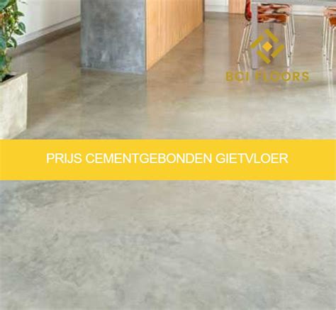 Overzicht van de belangrijkste voordelen van een cementgebonden gietvloer