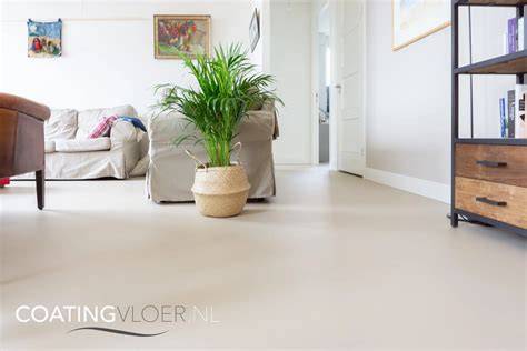 Grafiek: vergelijking naadloze uitstraling pvc vloer betontegels vs gietvloer
