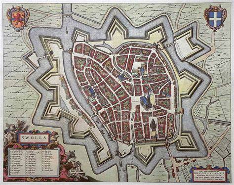 Historische kaart met de oorspronkelijke plannen en investeringen