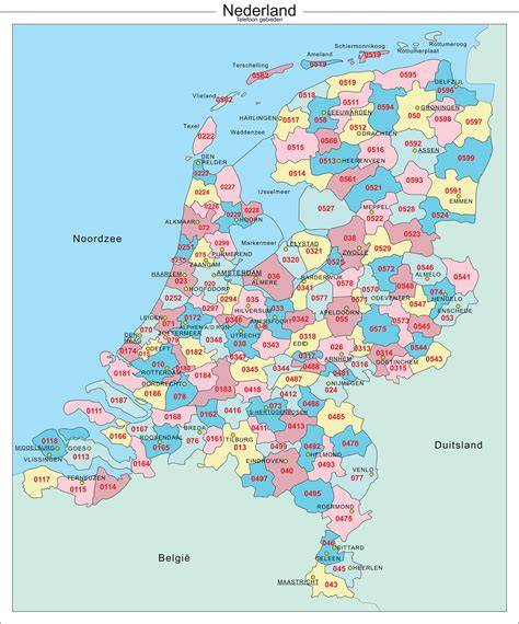 Kaart: regio's en vestigingsplaats