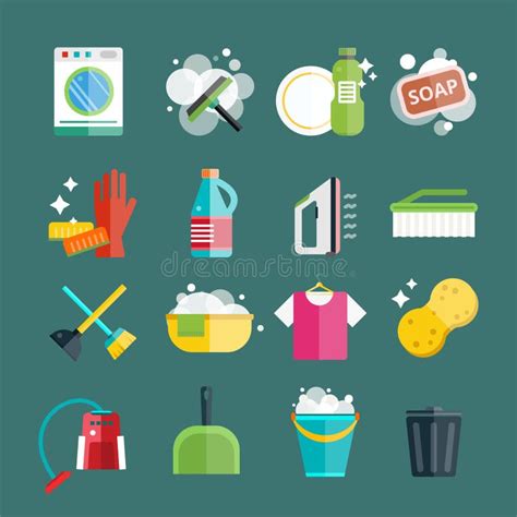 Illustratie van de juiste schoonmaakproducten voor betonvloeren