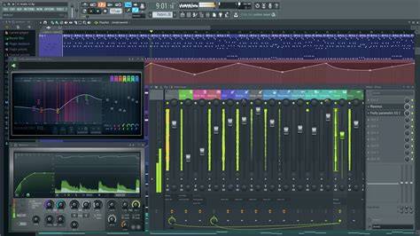 Infografiek: FL Studio 12 basisstructuur (patterns, song, mixer)