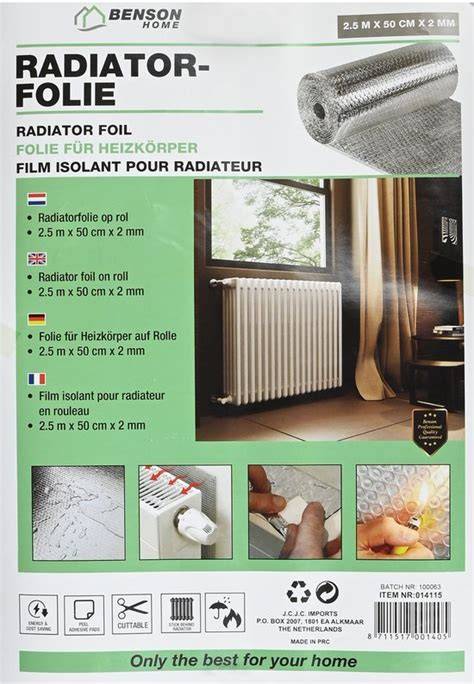 Infographic: Werking radiatorfolie en warmtereflectie