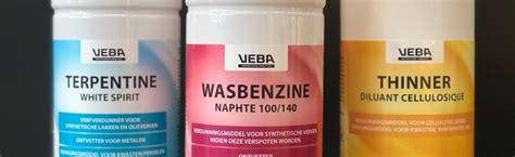 Infographic: Verschillen terpentine, thinner, wasbenzine en ammoniak en hun veilige toepassingen