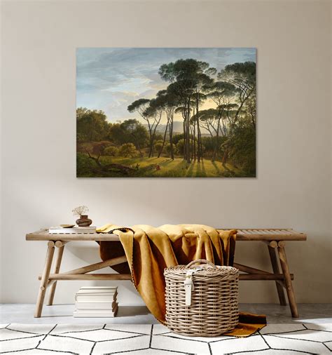 Voorbeeld van een behangpaneel met het schilderij