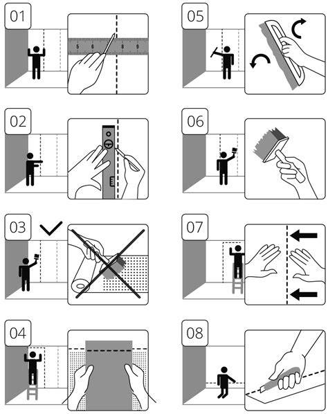 Instructies voor het meten en aanbrengen van fotobehang