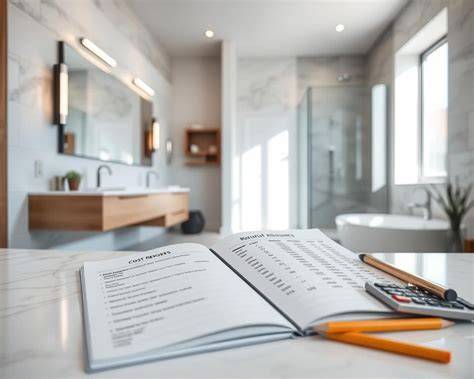 Infographic: Kostenopbouw van een badkamer-renovatie