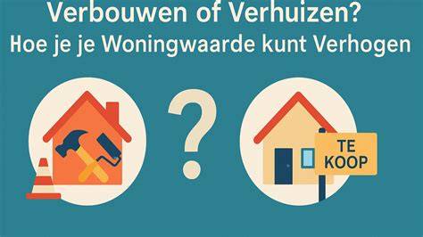 Vergelijkingsdiagram: Verhuizen vs Verbouwen