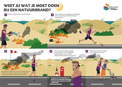 Infographic: Hoe een natuurbrand wordt bestreden en wat de risico’s zijn bij droogte
