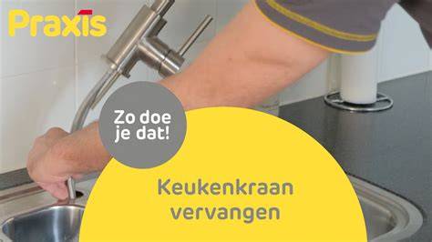 Infographics: overzicht stappen douche- en keukenkraan vervangen