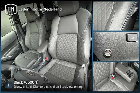 Voorbeeld van een stijlvol lederen auto-interieur