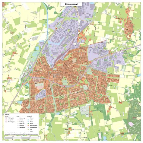 Roosendaal kantoorprojecten kaart