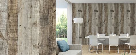 Illustratie van Peel & Stick zelfklevend behang op een muur
