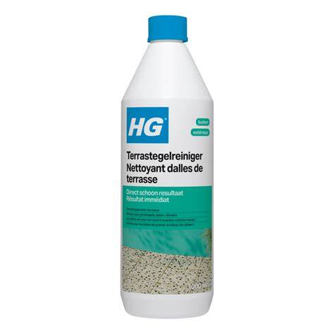 Infographic: Stapsgewijze gebruiksaanwijzing HG terrastegelreiniger