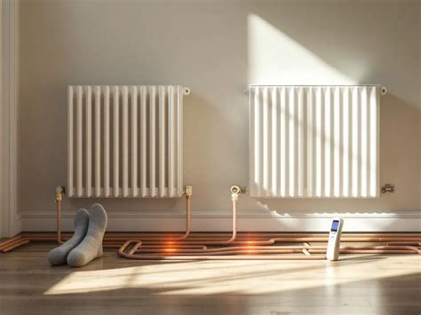 Infographic:Balans tussen vloerverwarming en radiatoren