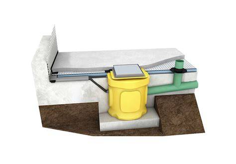 Inbouwput met serviceluik en drainagesysteem