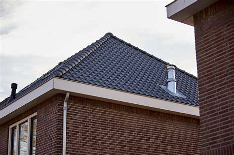 Infographic overzicht van dakmaterialen en toepassingen: kunststof, zink, koper, lood, pvc