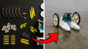 Illustratie van een ROBOT Stadsverdeler met componenten