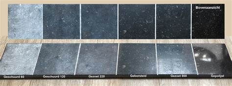 Infographic over verschillende natuursteen soorten en restauratiemortels