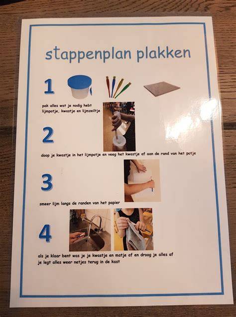 Infographic: Stappenplan voor plakken van tegelstickers