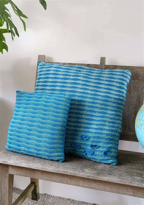 Productpagina Ocean Waves haakpakket (kussenhoezen) - kleuren en samenstelling