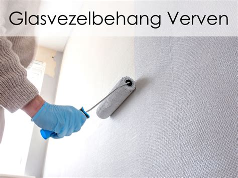 Voorbeeld van een prachtig afgewerkte muur met glasvezelbehang