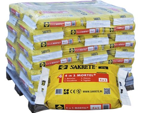 Infographic: Toepassingen van Sakrete 4-in-1 mortel