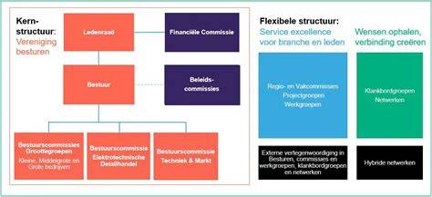 Infographic: Bestuursstructuur en kernverantwoordelijkheden