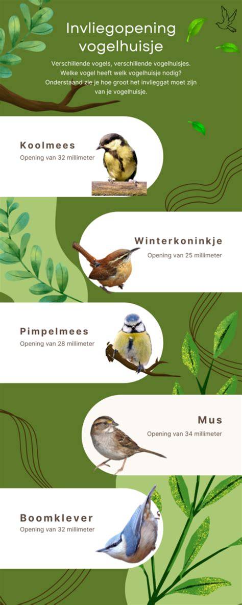 Infographic: Beste praktijken voor het ophangen van een vogelhuisje