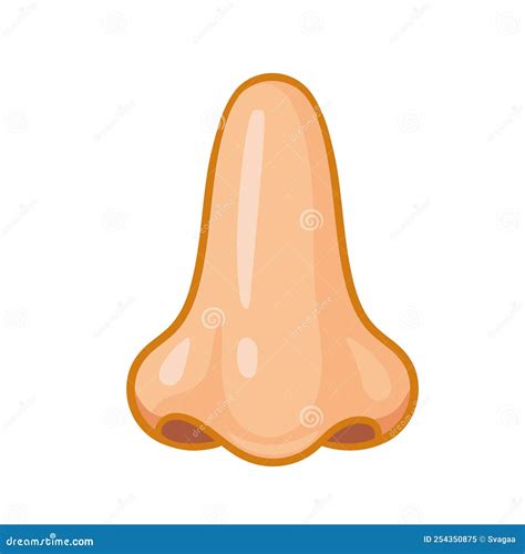 Illustratie van een neus met aangegeven gebieden voor zalfapplicatie