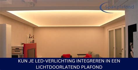 Afbeelding van een spanplafond met geïntegreerde LED-verlichting in een moderne woonkamer