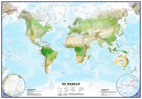 wereldkaart van fotobehanglocaties