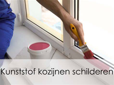 Werkstappenplan schilderen kunststof kozijnen