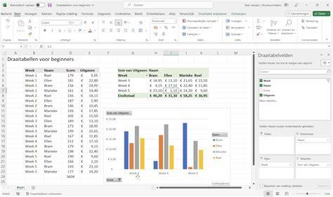 Diagram: Power Query-stappen voor draaitabellen