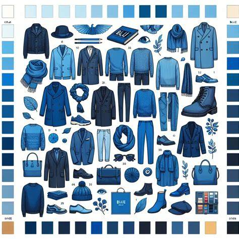Infografiek: Blauwe kleurfamilies en hun combinaties