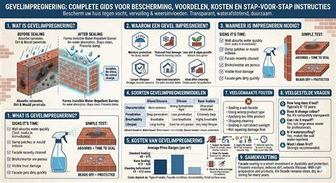 Infographic: Stappenplan impregneren van markies en luifel