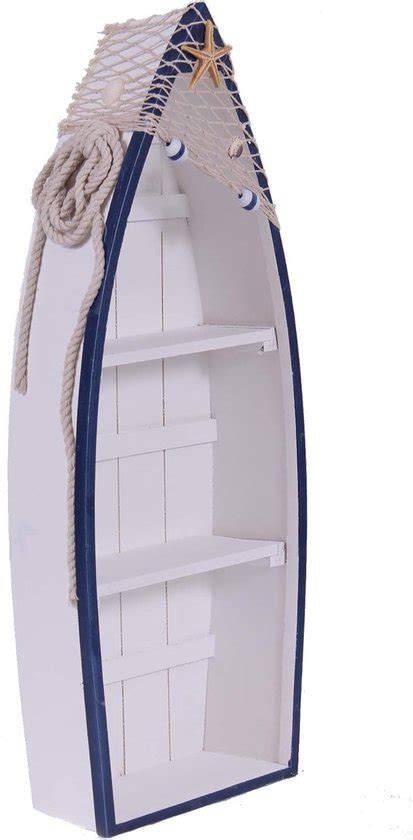 Beeld ankerthema met lichtblauwe en witte afwerking, shabby chic maritiem