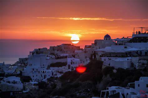 Oia zonsondergang en Amoudi haventje