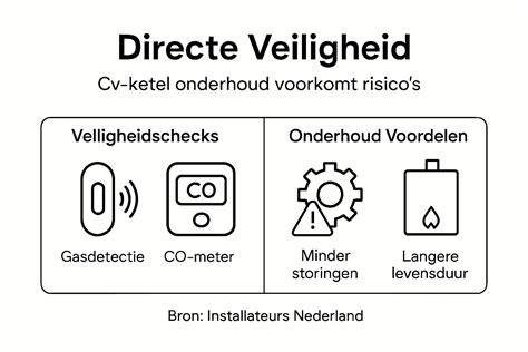 Infographic: Overzicht onderhoudsprocessen cv-ketel