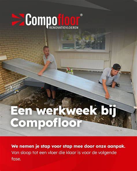 Schema van het compofloor renovatiesysteem