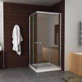 Afbeelding: Purismo hoekinstap douchecabine 90x90x190 cm met helder glas