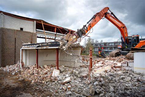 Foto: Sloopwerkzaamheden en slooprobots
