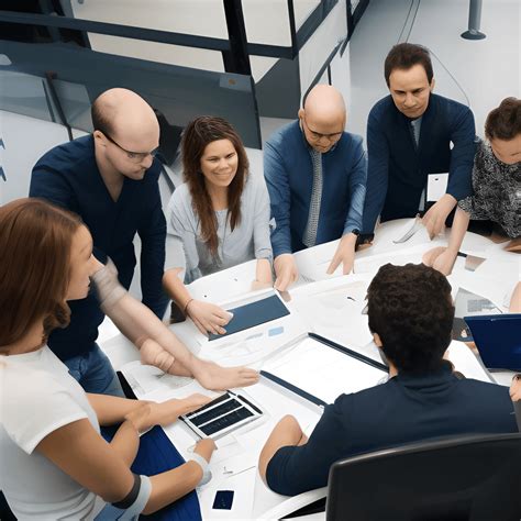 Foto van een groep mensen die samenwerken om een gemeenschap te ondersteunen.