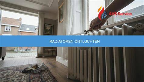 Infographic: Doorgaande logica van lucht in radiatoren en ontluchten
