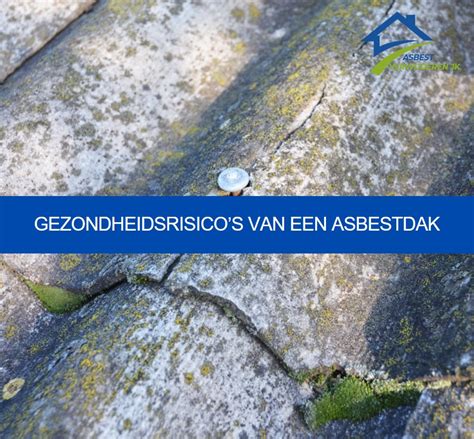 foto van een asbestdak dat aan vervanging toe is