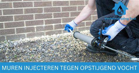 Diagram: Injectiemethode tegen opstijgend vocht