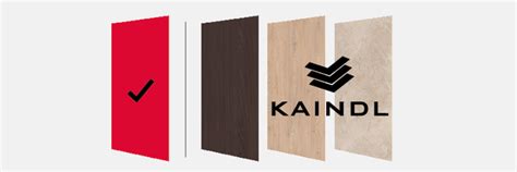 Collage van verschillende Kaindl BOARDS decors uit de 2025 collectie